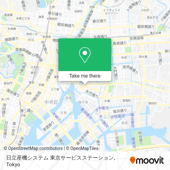 日立産機システム 東京サービスステーション map