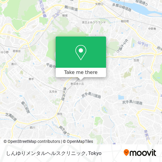 しんゆりメンタルヘルスクリニック map