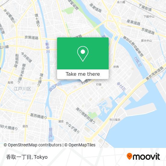香取一丁目 map