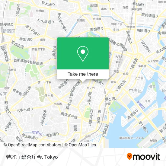 特許庁総合庁舎 map
