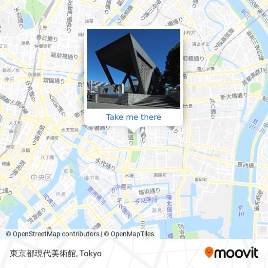 東京都現代美術館 map