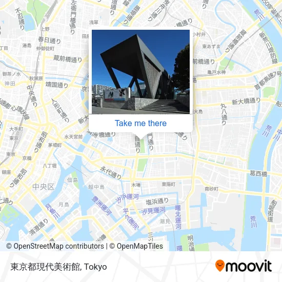 東京都現代美術館 map