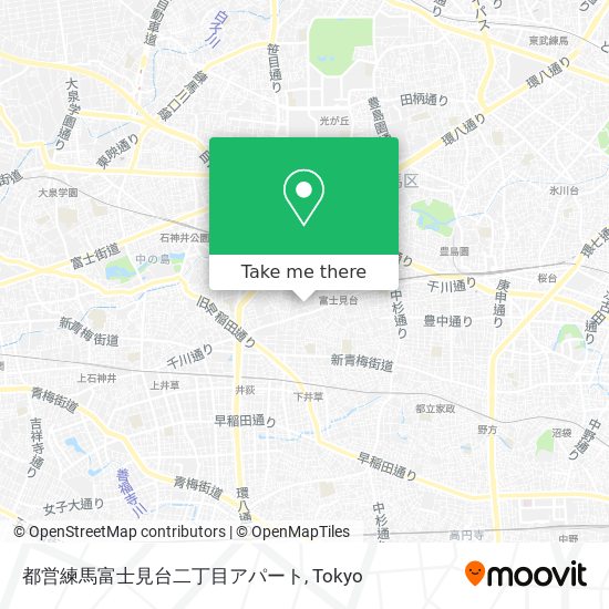 都営練馬富士見台二丁目アパート map