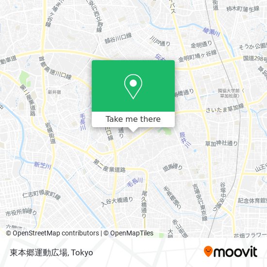 東本郷運動広場 map