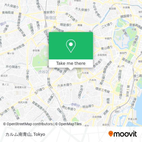 カルム南青山 map