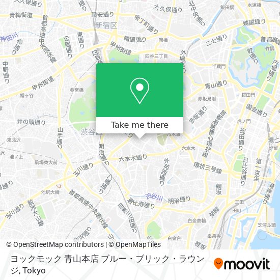 ヨックモック 青山本店 ブルー・ブリック・ラウンジ map
