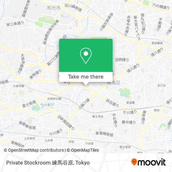 Private Stockroom 練馬谷原 map