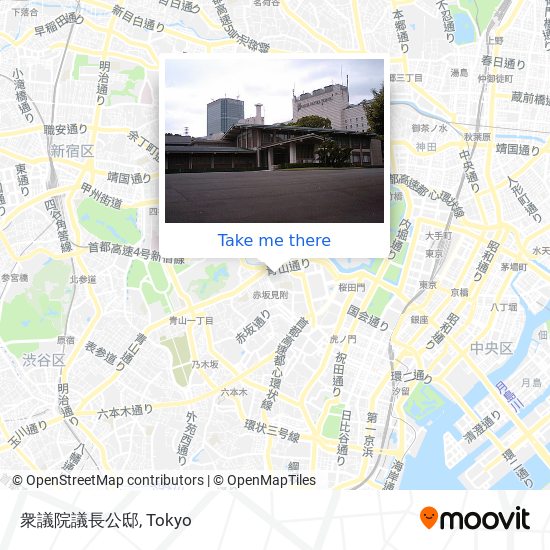 衆議院議長公邸 map