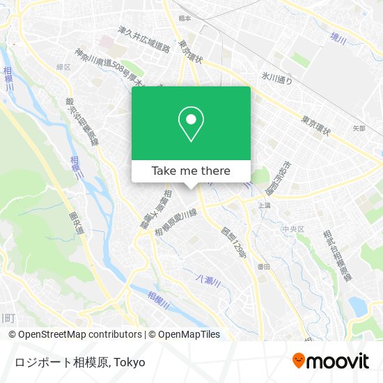 ロジポート相模原 map