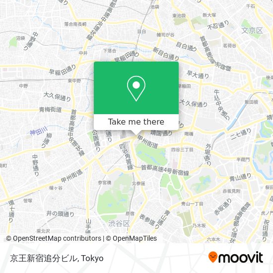 京王新宿追分ビル map