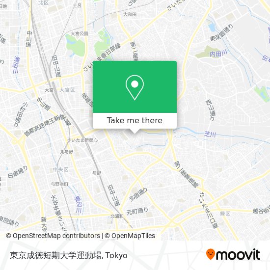 東京成徳短期大学運動場 map