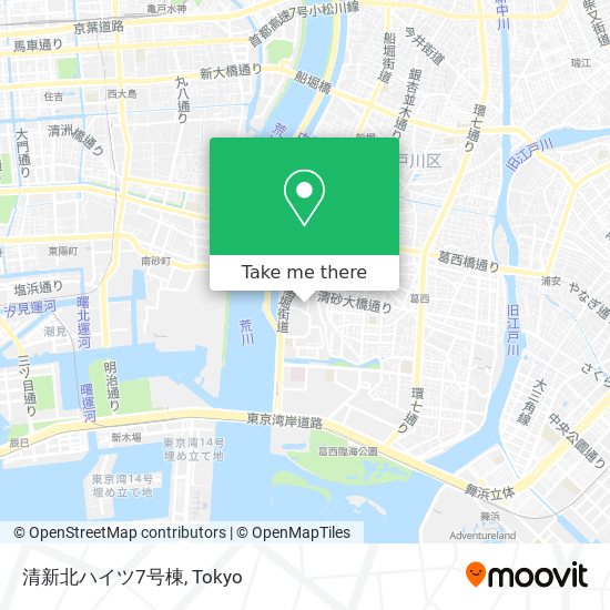 清新北ハイツ7号棟 map