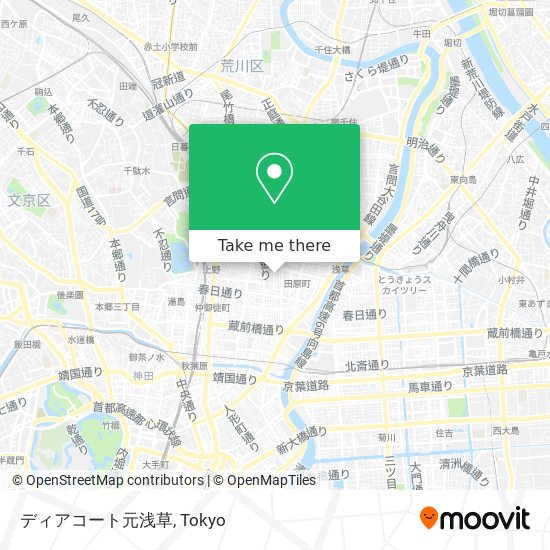 ディアコート元浅草 map