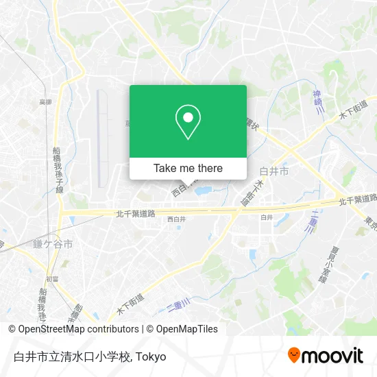 白井市立清水口小学校 map