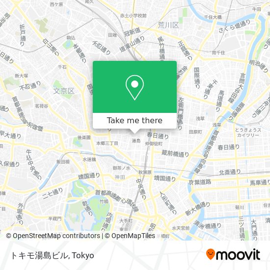 トキモ湯島ビル map