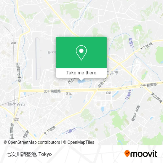 七次川調整池 map