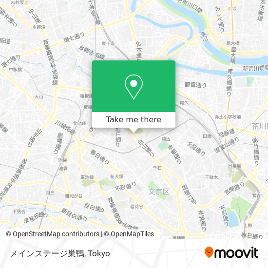 メインステージ巣鴨 map