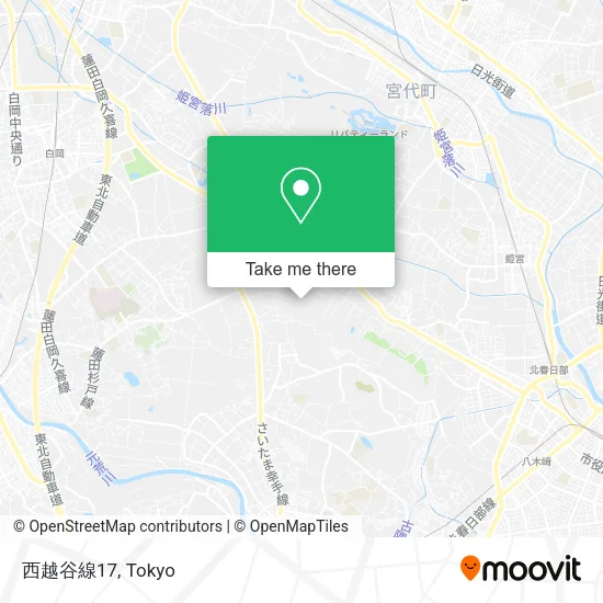 西越谷線17 map