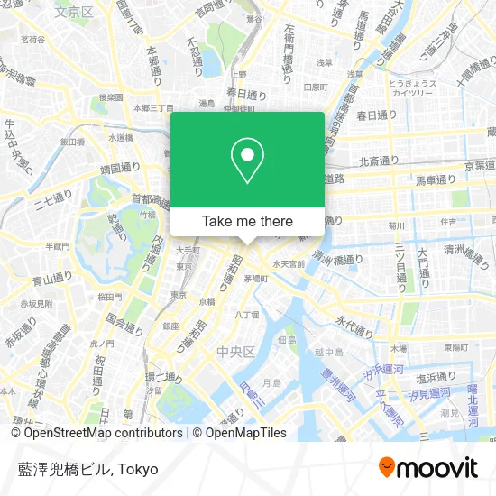 藍澤兜橋ビル map