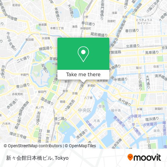 新々会館日本橋ビル map