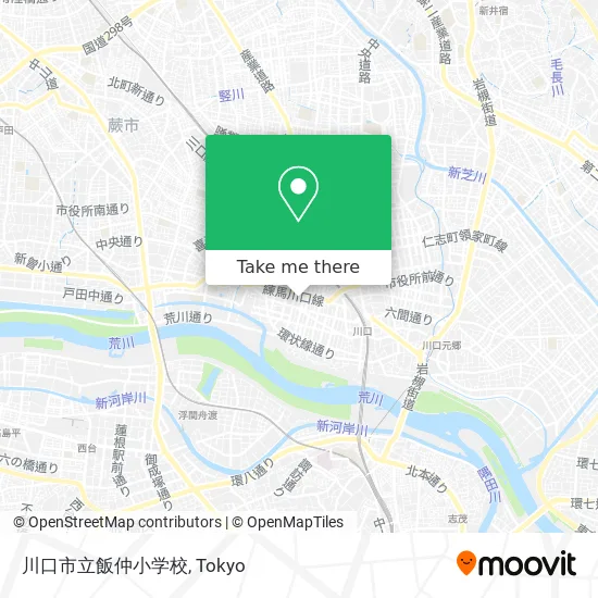 川口市立飯仲小学校 map