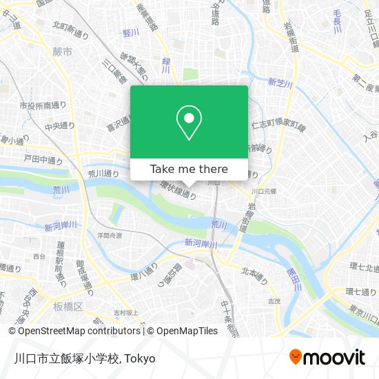 川口市立飯塚小学校 map