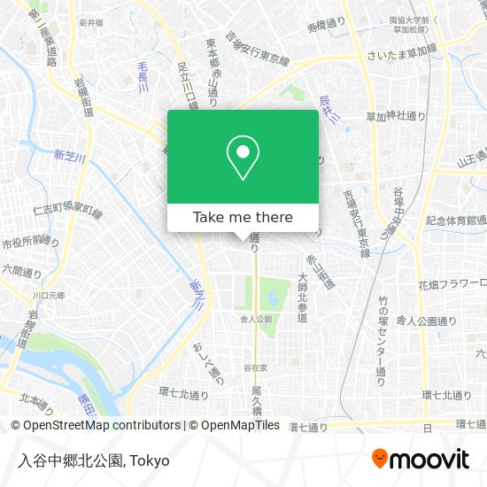 入谷中郷北公園 map