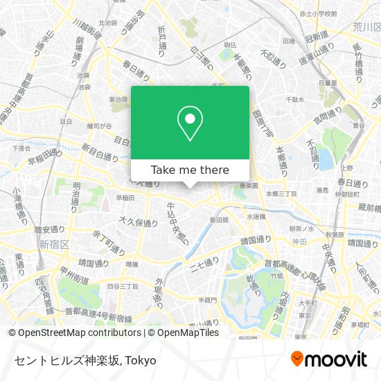 セントヒルズ神楽坂 map