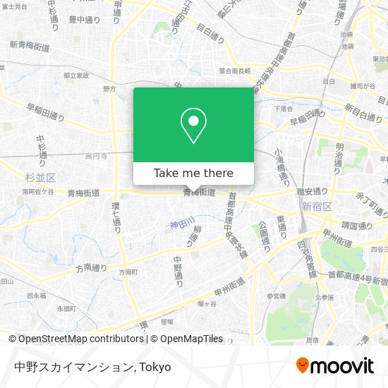 中野スカイマンション map