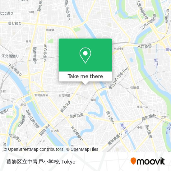 葛飾区立中青戸小学校 map