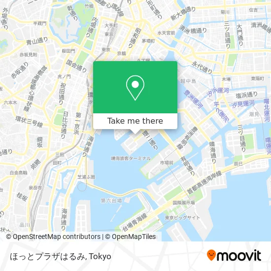 ほっとプラザはるみ map