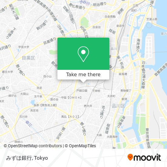 みずほ銀行 map