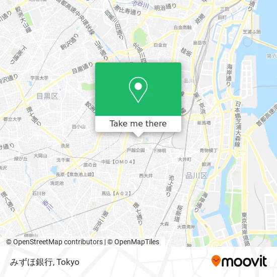 みずほ銀行 map