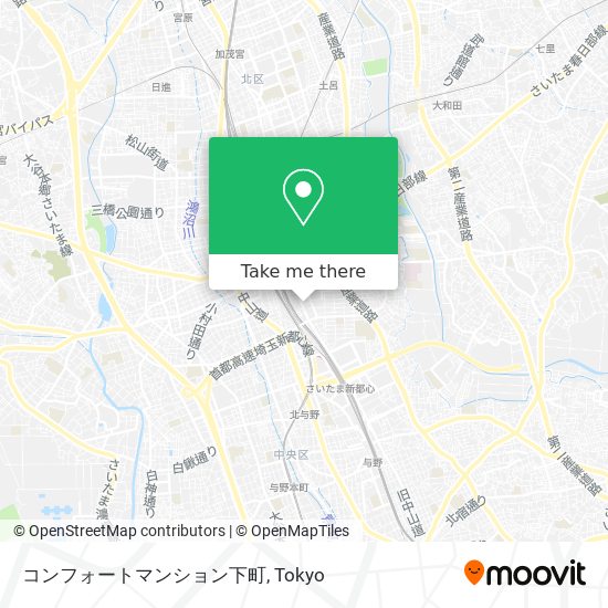 コンフォートマンション下町 map