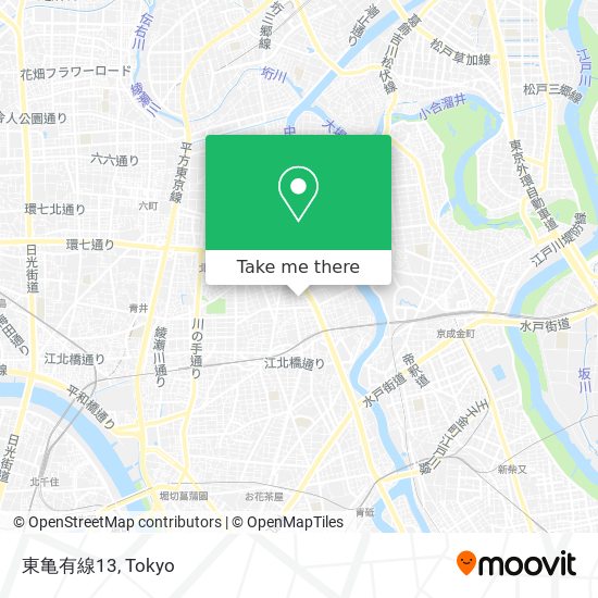 東亀有線13 map
