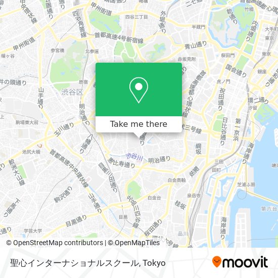 聖心インターナショナルスクール map