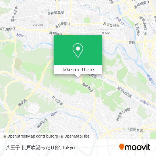 八王子市;戸吹湯ったり館 map