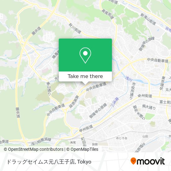 ドラッグセイムス元八王子店 map