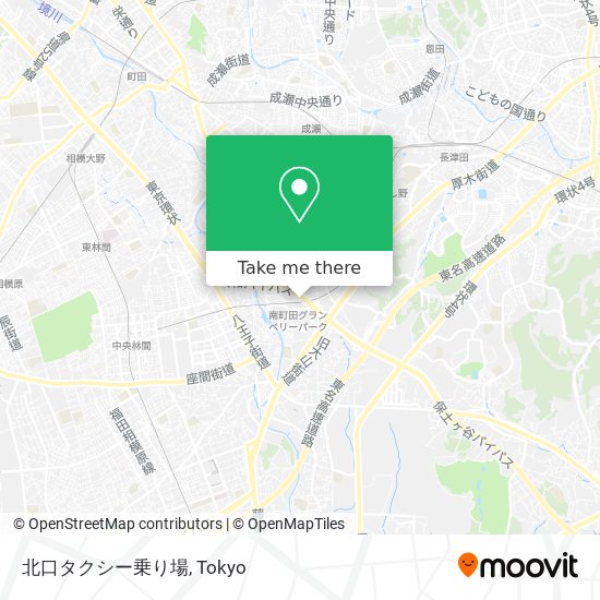 北口タクシー乗り場 map