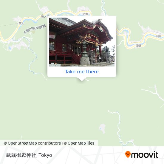 武蔵御嶽神社 map