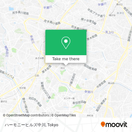 ハーモニーヒルズ中川 map