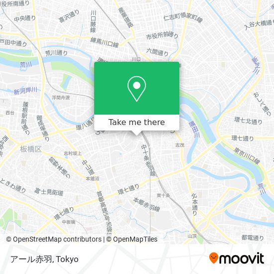 アール赤羽 map