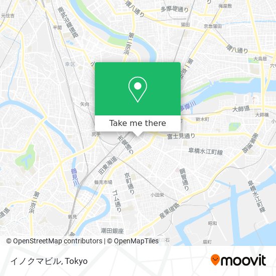 イノクマビル map