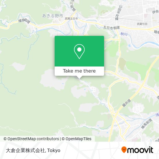 大倉企業株式会社 map