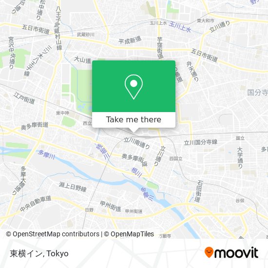 東横イン map