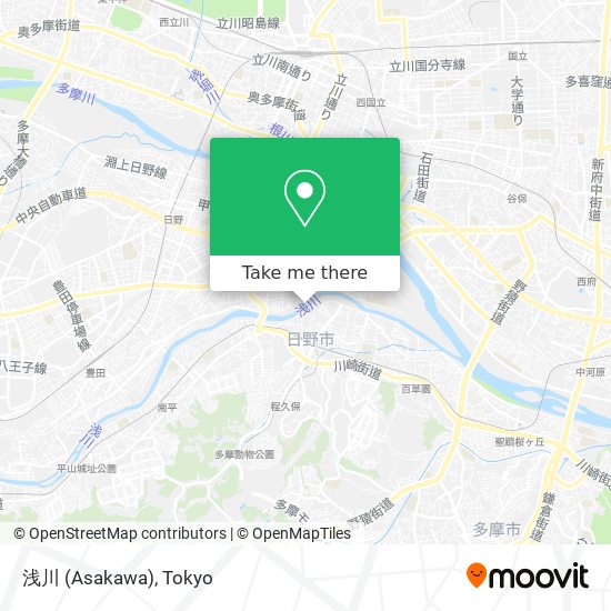 浅川 (Asakawa) map