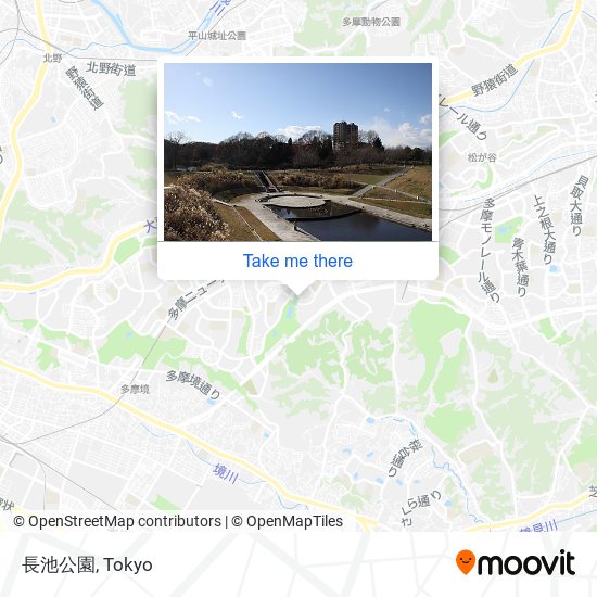 長池公園 map