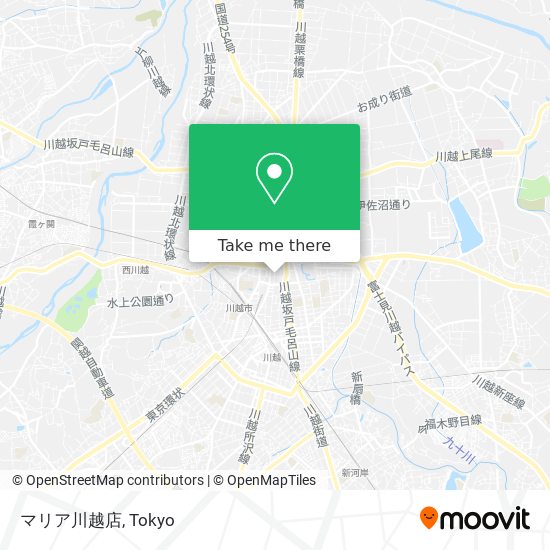 マリア川越店 map