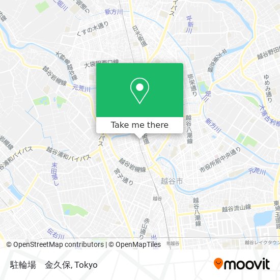 駐輪場　金久保 map