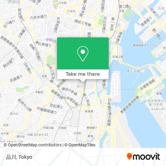 品川 map